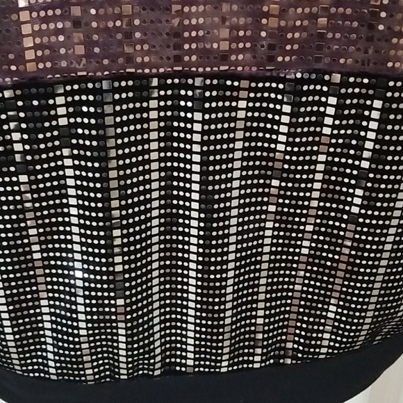 Sequin Off the Shoulder Sweater nwot - Picture 3 of 4